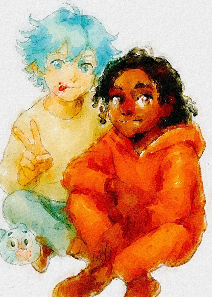 G_riel01's tweet image. Gumball and darwin
#TheAmazingWorldOfGumball #gumball #darwin #fanart