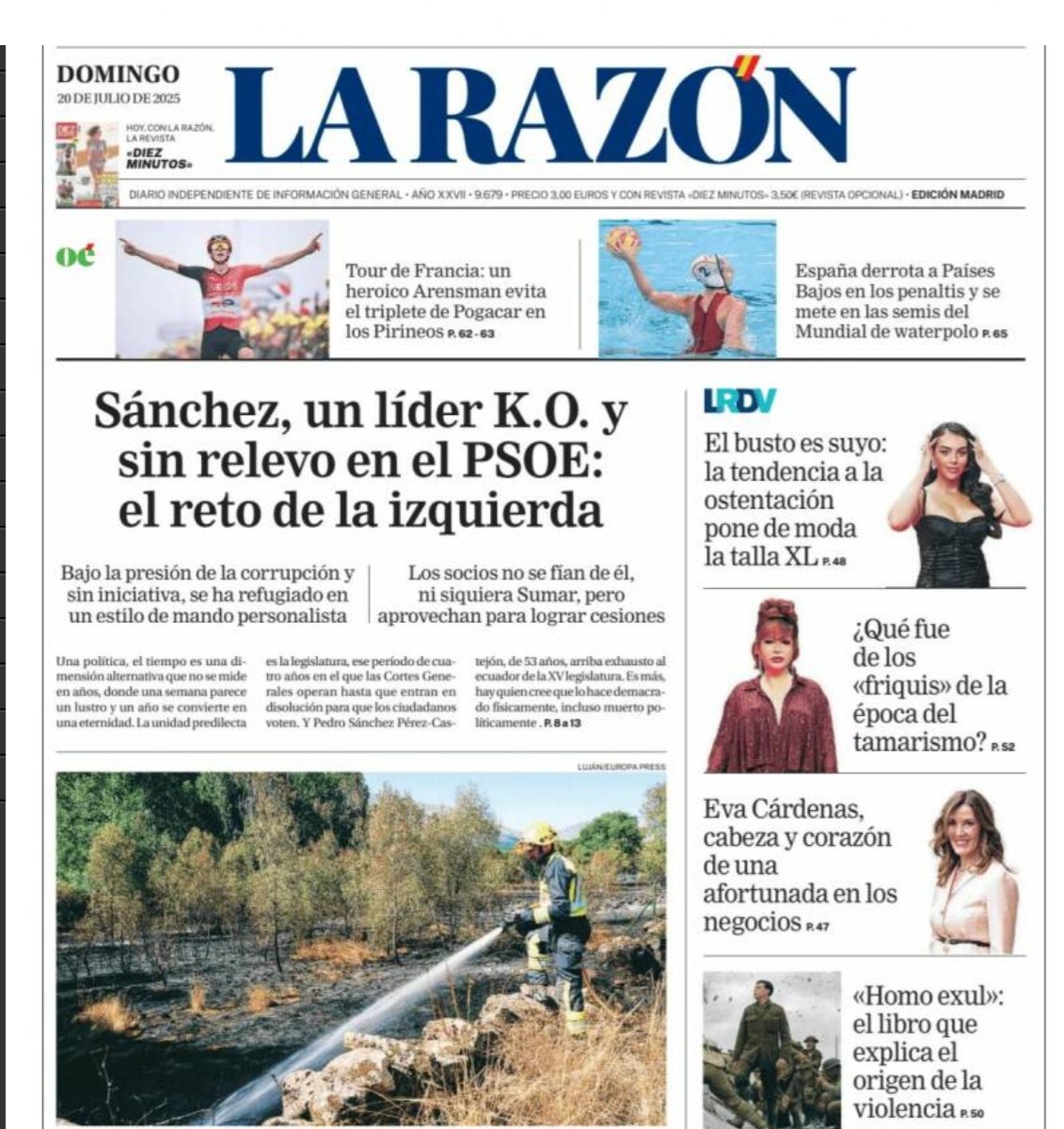 Hace falta mucho cuajo para salir con esta portada. Y ABC igual:  ha optado por ¡Venezuela!