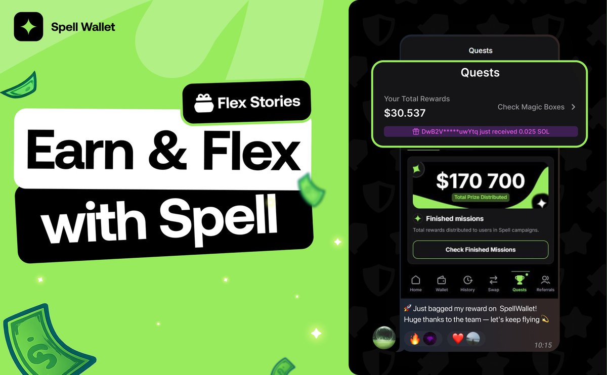 Abdvll01's tweet image. 🌅 GM Web3 fam! @spell_club is more than a wallet, it’s a movement! 🚀 Blending creativity &amp;amp; community with every post. Join the mission, embrace the vision, &amp;amp; shape the future of decentralized innovation. Let’s build with purpose! 💼 #SpellClub #Web3 #Crypto