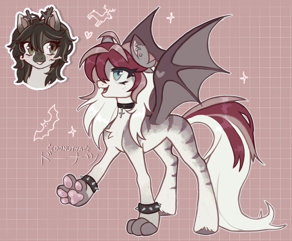 Made myself a ponysona :3 
#mlp #ponysona #batpony