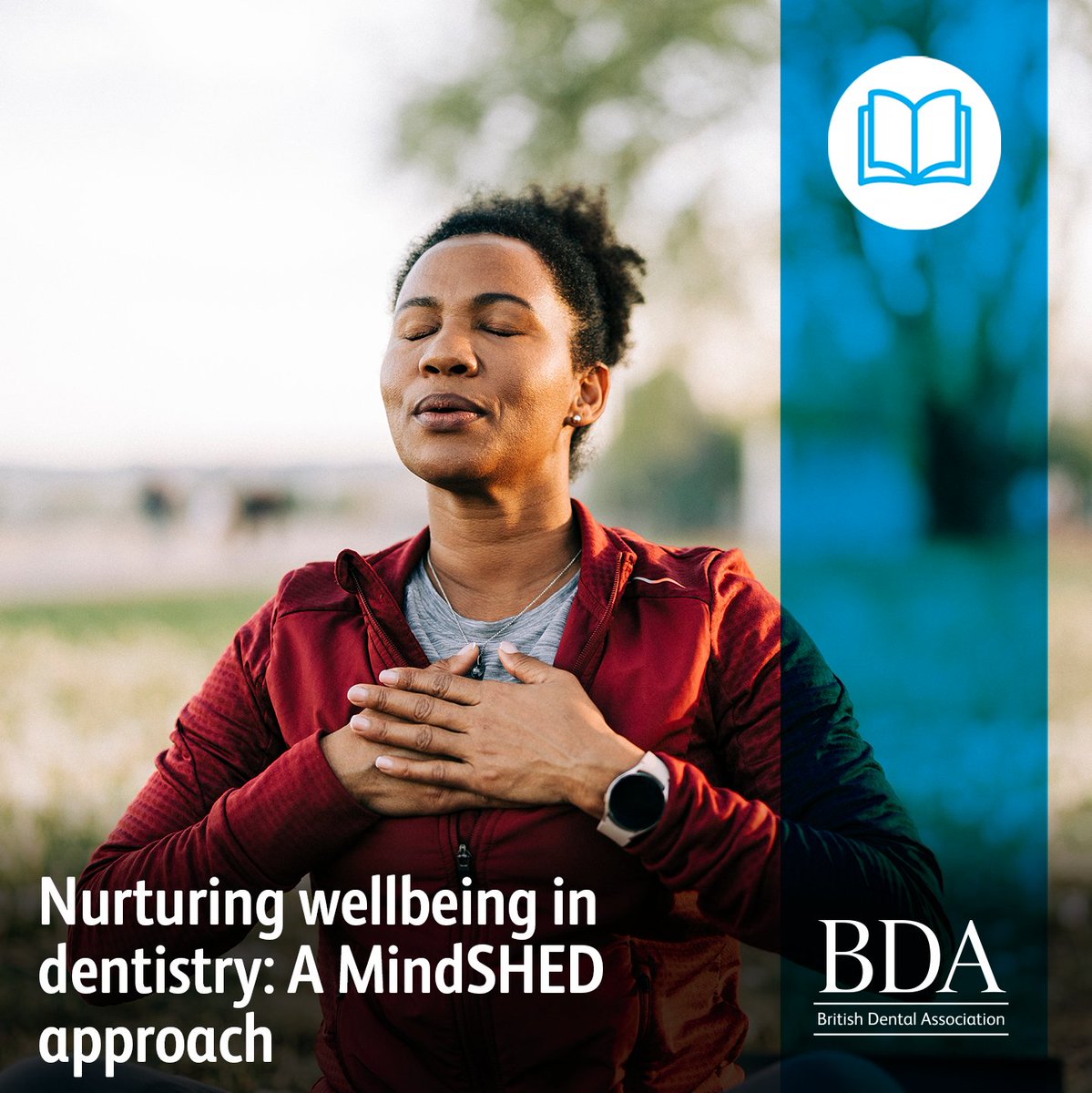 TheBDA's tweet image. 86% of dental professionals say workplace pressures have increased in the past 2-3 years.
Find out one approach to nurturing wellbeing in dentistry here: nature.com/articles/s4140…