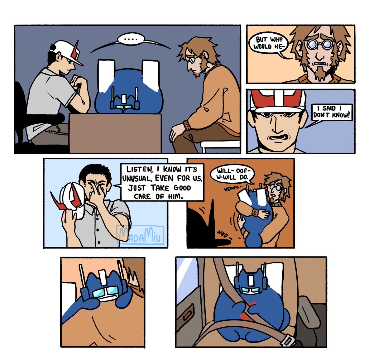 mada_mada_miu's tweet image. Lost Light Cat Shelter Issue 3: Ultra Magnus
pages 1-4 #mtmte