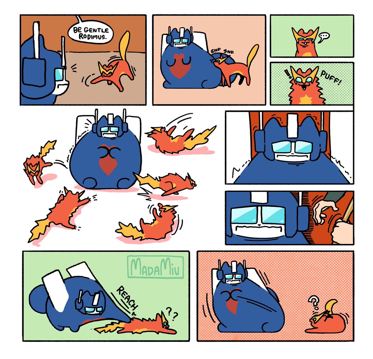 mada_mada_miu's tweet image. Lost Light Cat Shelter Issue 3: Ultra Magnus
pages 1-4 #mtmte