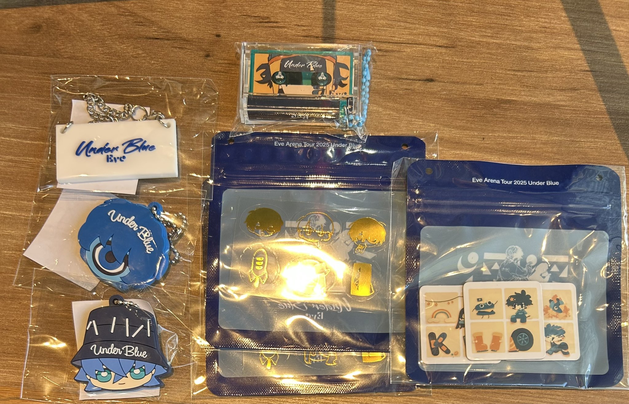 Eve UnderBlue くじ UB賞 リストバンド・C賞 サコッシュなど Eve UnderBlue くじ サコッシュ&ポーチclear - メルカリ