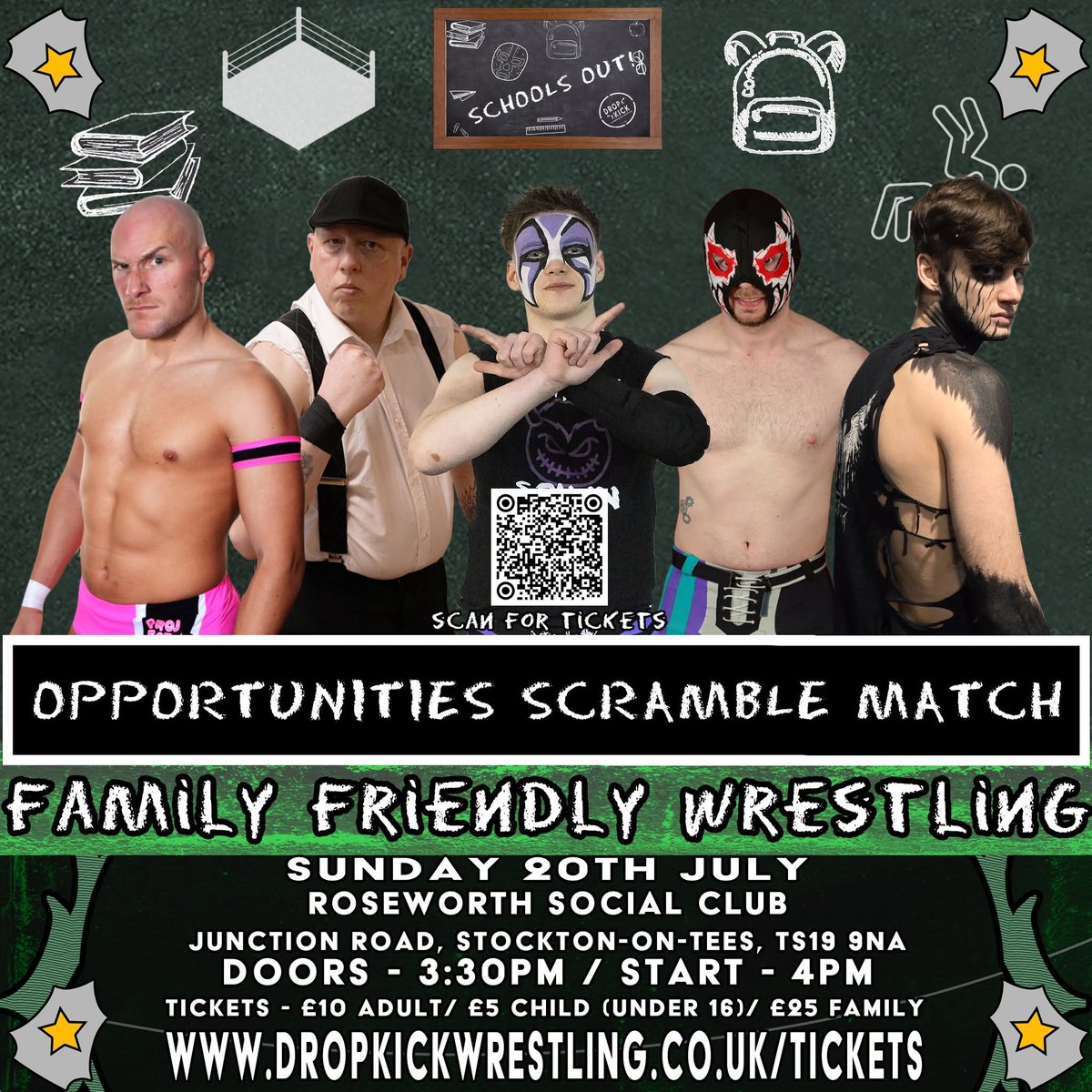 MKirbyProEgo's tweet image. Today:
Rascals Professional Wrestling Academy in Blackpool. @CheMonetUK vs myself.
Dropkick Championship Wrestling in Stockton. 5 way Scramble Match.