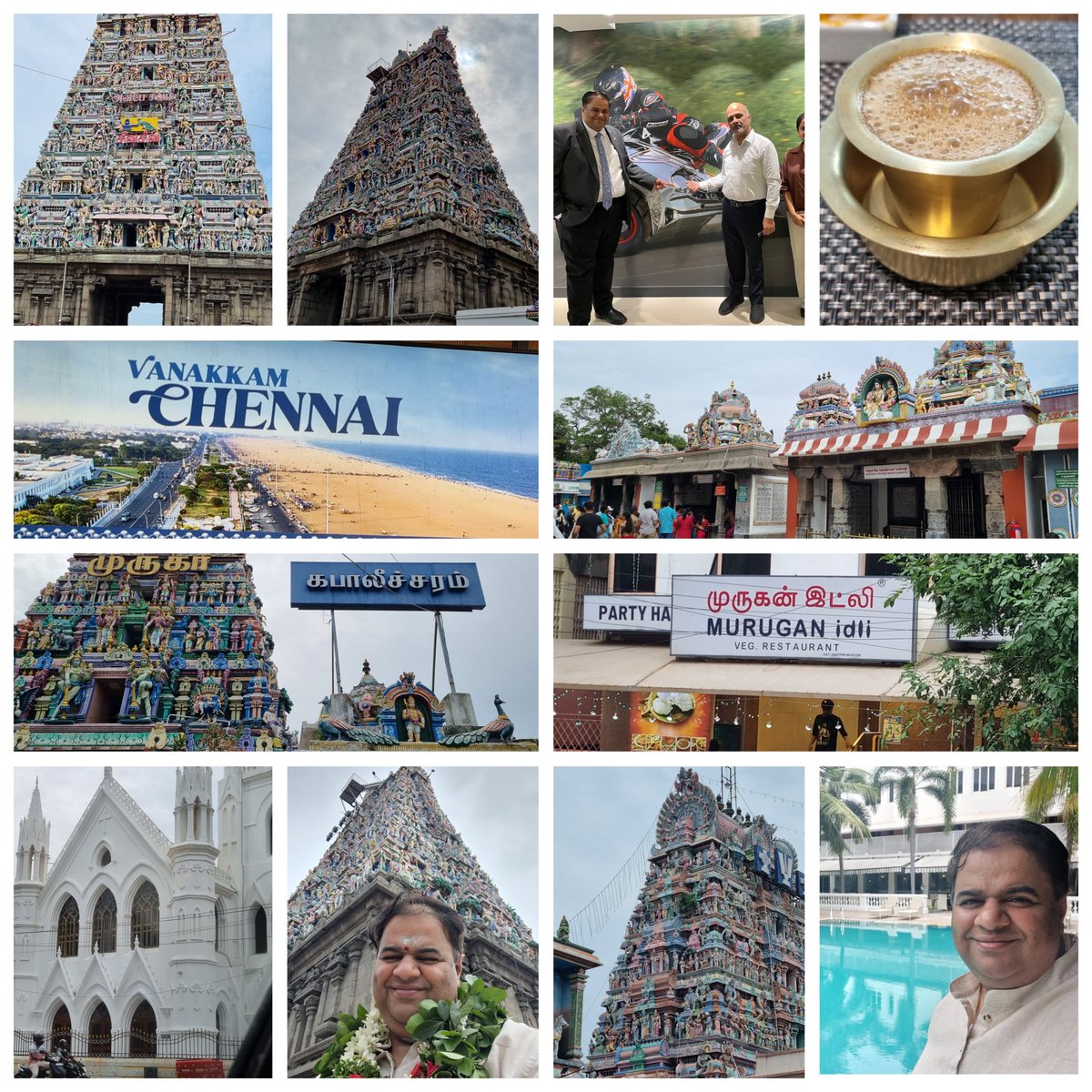 chandruiyer's tweet image. Delighted to get some time off to get around #Chennai, visiting the famous #Kapaleeshwara &amp;amp; #Parthasarathy temples, #Santhomechurch, walk on the #Marinabeach, and also got to enjoy hot piping #Idlis &amp;amp; #Filtercoffee. #RombaNandri #Chennai. @ukinchennai @UKinBengaluru