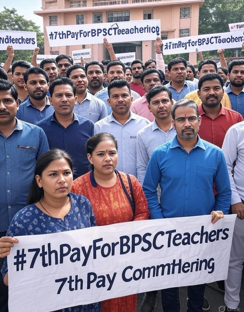 "न्याय की ये पुकार है,
शिक्षकों का अधिकार है।
सातवां वेतन दो अब यार,
तभी बनेगा सुंदर बिहार!"
#7thPayForBPSCTeachers
#7thPayForBPSCTeachers
#7thPayForBPSCTeachers
   🔁🔁🔁🔁🔄🔄🔄