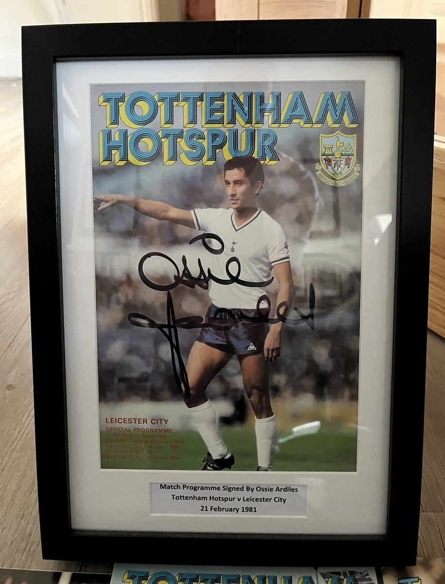 No1THFCProgs's tweet image. See some of you later today - this will be a great day. I’ll be at this event with a large selection of signed and framed Tottenham programmes to be re homed. All proceeds donated to @Legend_on_Bench @EastKentSpurs 🤞🏻weather
