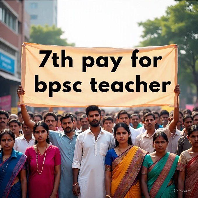 #7thPayForBPSCTeachers

<a href="/NitishKumar/">Nitish Kumar</a> <a href="/yadavtejashwi/">Tejashwi Yadav</a> 
<a href="/samrat4bjp/">Samrat Choudhary</a> <a href="/pushpampc13/">Pushpam Priya Choudhary</a>