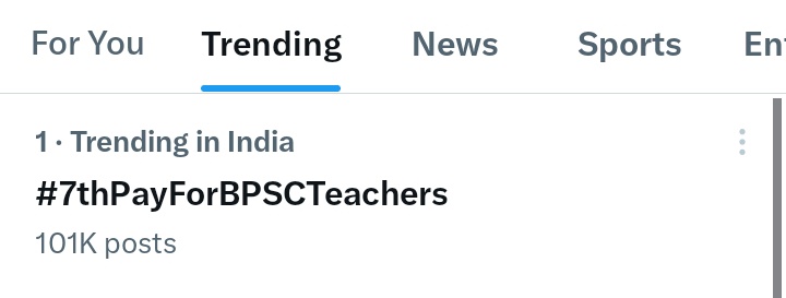BiharTeachersUn's tweet photo. #7thPayForBPSCTeachers
एक घंटे के अंदर 1 लाख ट्वीट करने के लिए सभी BPSC शिक्षकों को बहुत-बहुत धन्यवाद। 🙏

अभियान जारी रखें । 

🔥🔥🔥🔥🔥🔥🔥 https://t.co/cr2w2c6BDU