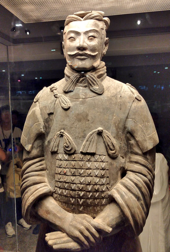 终于见到了心心念念的兵马俑！🇨🇳
赳赳大秦，奠定了中华大一统文明
#西安 #VibeOfTheDay