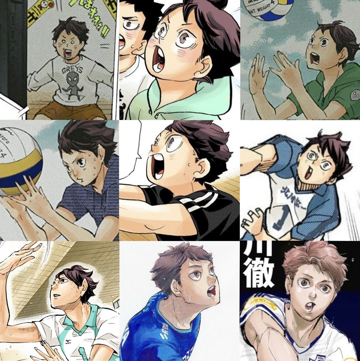 oikizumii's tweet image. Watching Oikawa’s growth feels very personal to me. His journey from a vb fan to an eager child to a pro volleyball player is a powerful testament to his pride, confidence, and arrogant exterior. These traits are what make him such a legendary and unforgettable character.