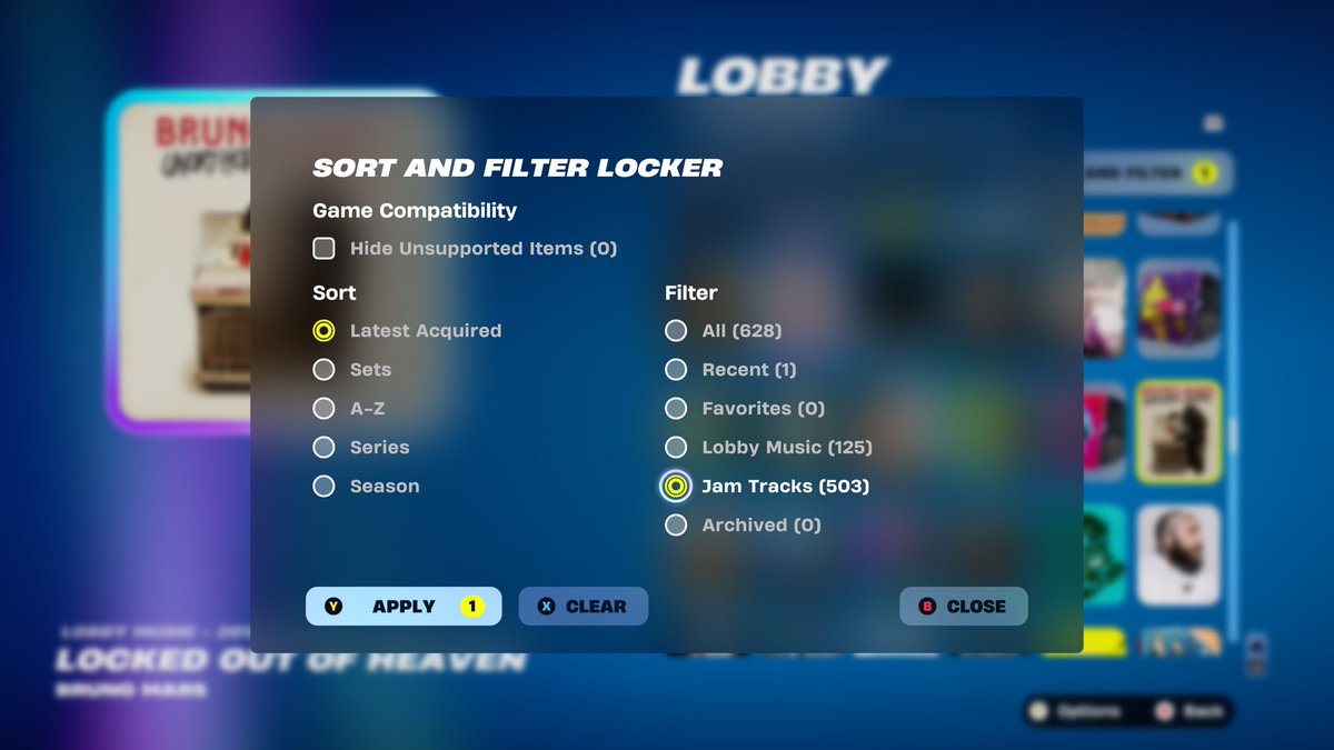 AbeHasM8's tweet image. guys there’s over 500 jam tracks in Fortnite🥀