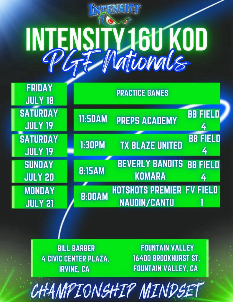 Please see our updated schedule!!
Thank you! 🥎🥎🥎