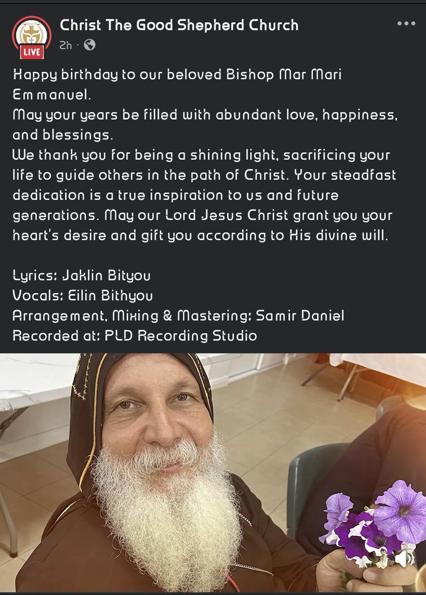 Bishopmurmuri's tweet image. Dear everyone,
Please note that Christ the Good Shepherd Church is the main and official page to find official information and announcements, as well as all full sermons on YouTube, Facebook, and Instagram.
God bless you all.
Have a wonderful and blessed day,
#GodLovesYou