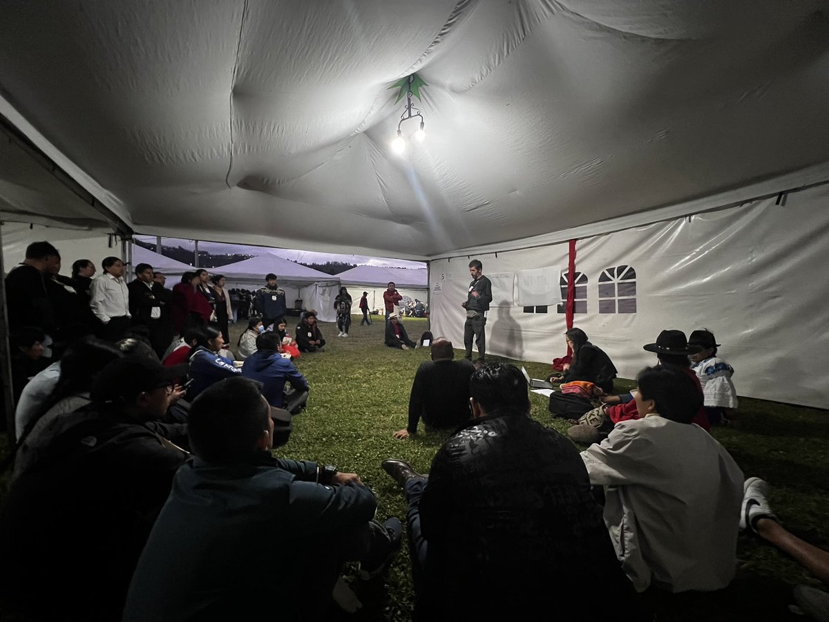 LancerosDigital's tweet image. Con mesas de trabajo en 8 ejes temáticos y la socialización del debate en plenaria general, culmina el segundo día del VIII Congreso de la Conaie en Conocoto