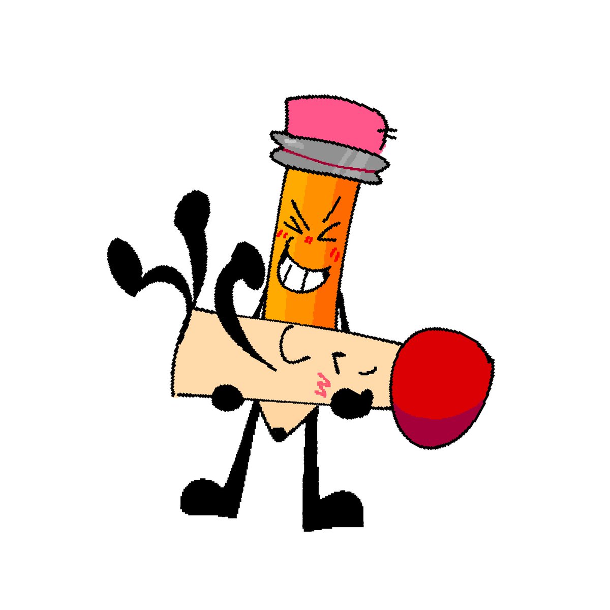 pencilsummer's tweet image. day72 #bfdi #matchcil