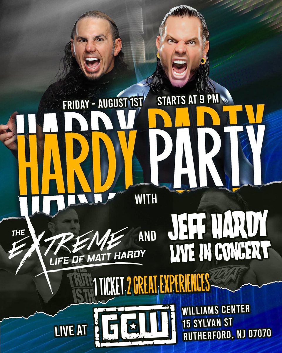 TheWWKid's tweet image. Hey @MATTHARDYBRAND and @JEFFHARDYBRAND is the Hardy Party all ages? I'm 8 years old but want to make sure if my Dad takes me that I'll be able to get in. Do you happen to know by chance? Thanks and please dont Delete Delete Delete this! 😆🤘🏼🙏🏼❤️👨👦