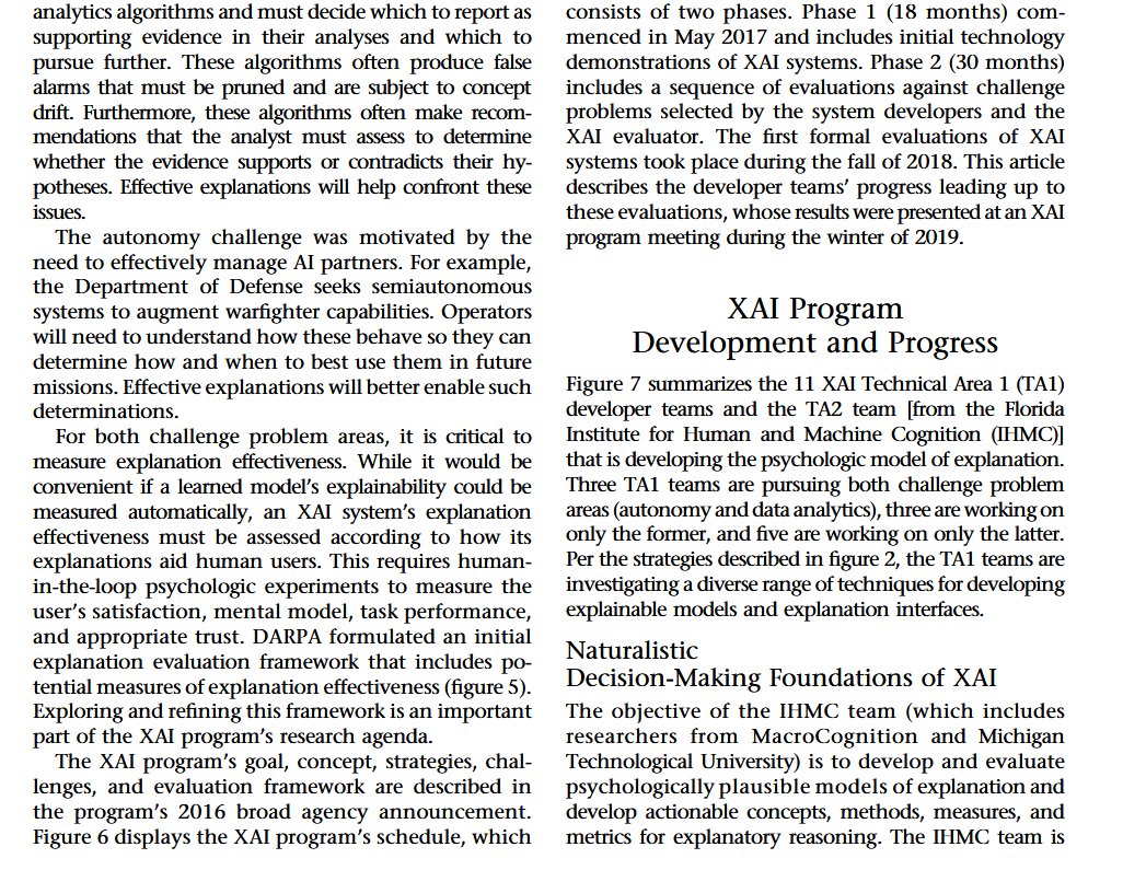 How strange it is to see that DARPA runs a program called XAI. Same name as Elon Musk's...XAi. 🤔

Phase one started in 2018 according to DARPA &amp; this is supposedly completely different from Elon's XAi.