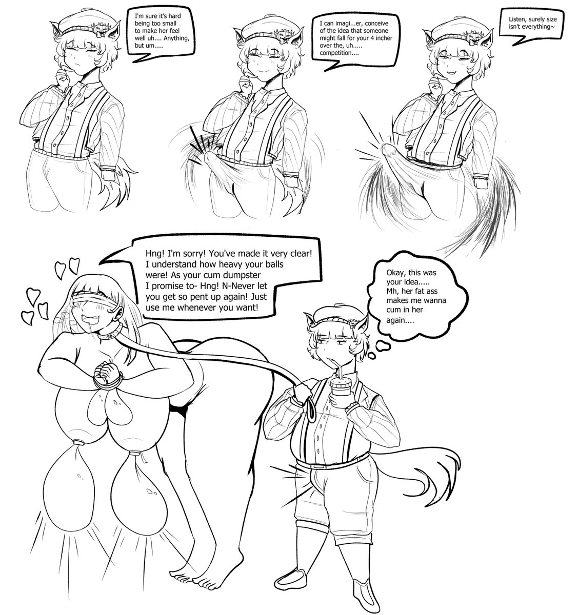 Here's also some unhinged horny stuff with him