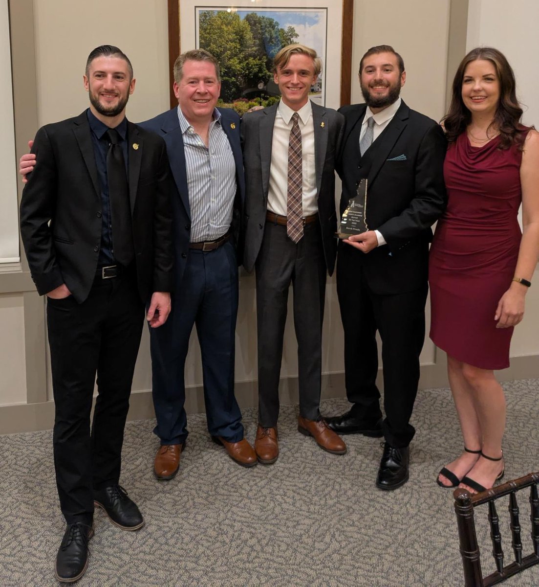 GregMooreNH's tweet image. Tonight, @AFP_NH celebrated one of our own getting a big award. @derek_proulx won @nhliberty's Activist of the Year award. Well deserved - we're all very proud.