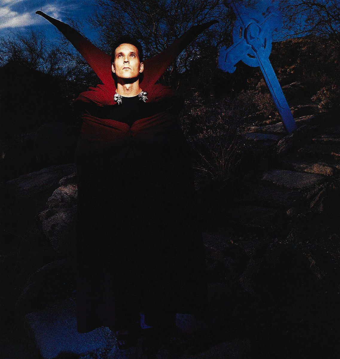 Editorial photo of Todd McFarlane dressed as Spawn (1997).
#Spawn