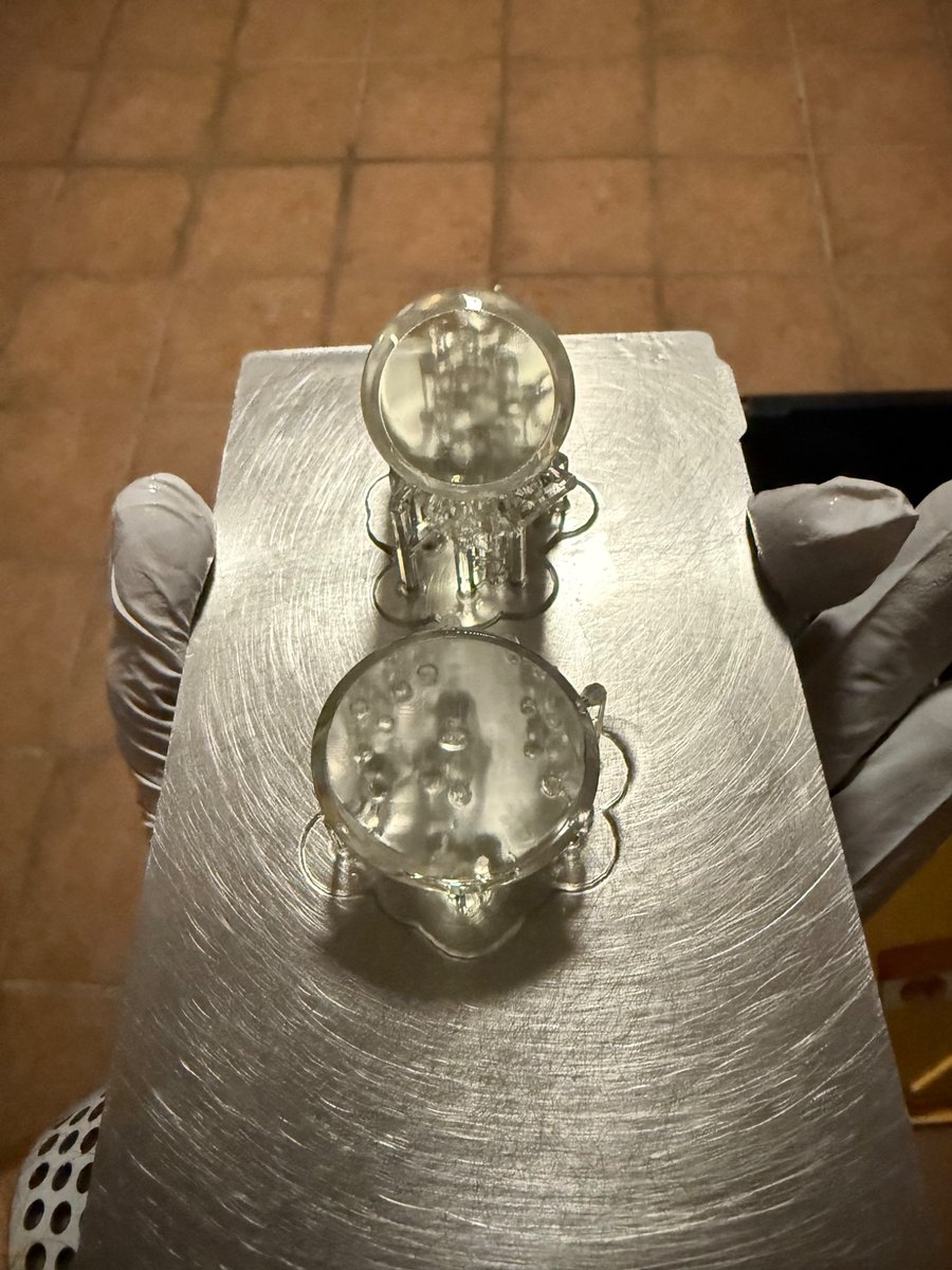Went with clear resin I will then dye for the lenses in the dome for my chopper build