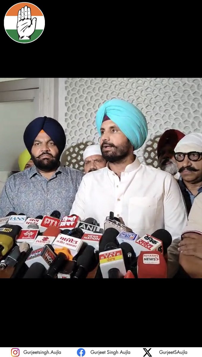 We are sevadars of Sri Darbar Sahib 🙏

My continuous visit to Golden Temple is sewa, now with colleague MP &amp; PPCC Chief Mr Amarinder Singh Raja Warring on the repeated threats to the sacred place, this cannot be ignored and not tolerated at all.

Govt must act NOW. Use AI &amp; tech