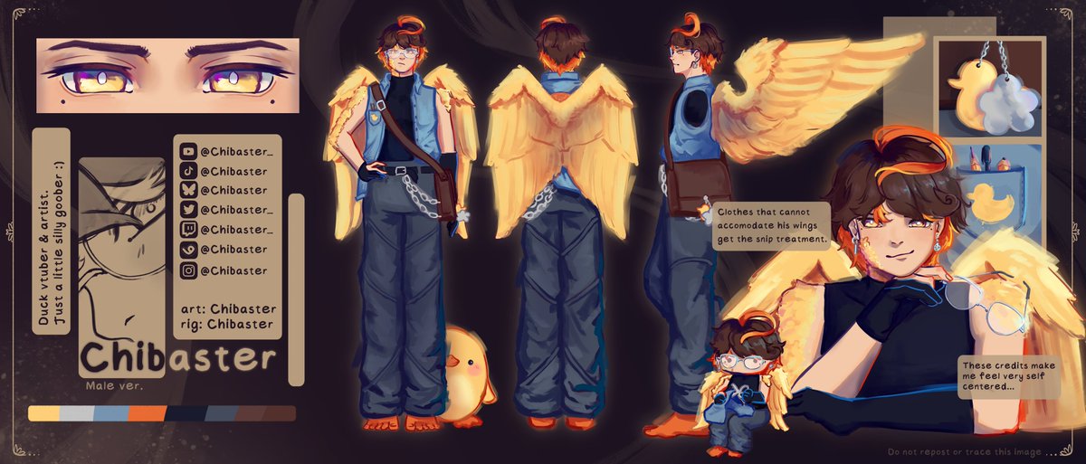 Chibaster_'s tweet image. 🎨Hello!🦆
I'm Chiba, a duck vtuber and artist. I do those silly streamer things. Comm me. smile.👍
Art tag: #ChibArtser
⬇️links
#Vtuber ⭒ #ENVtuber