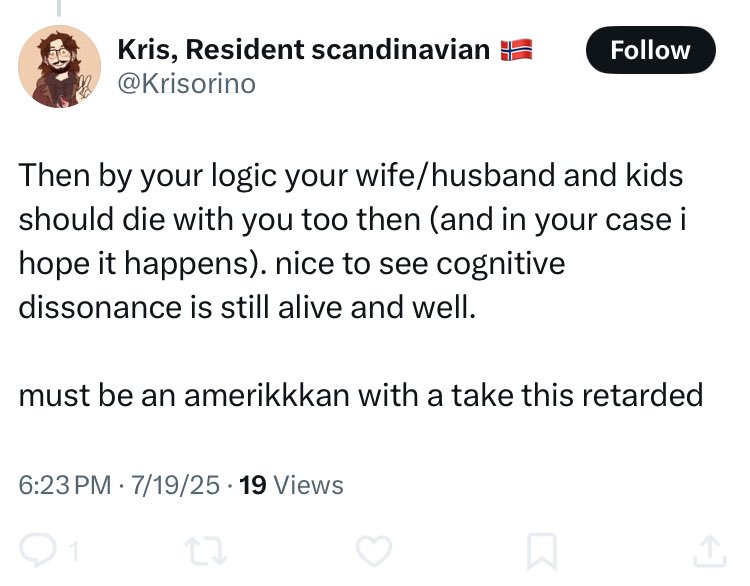 tom_on_here's tweet image. Correct, my wife and kids should be buried with me, not sure why you have to bring Felix into this