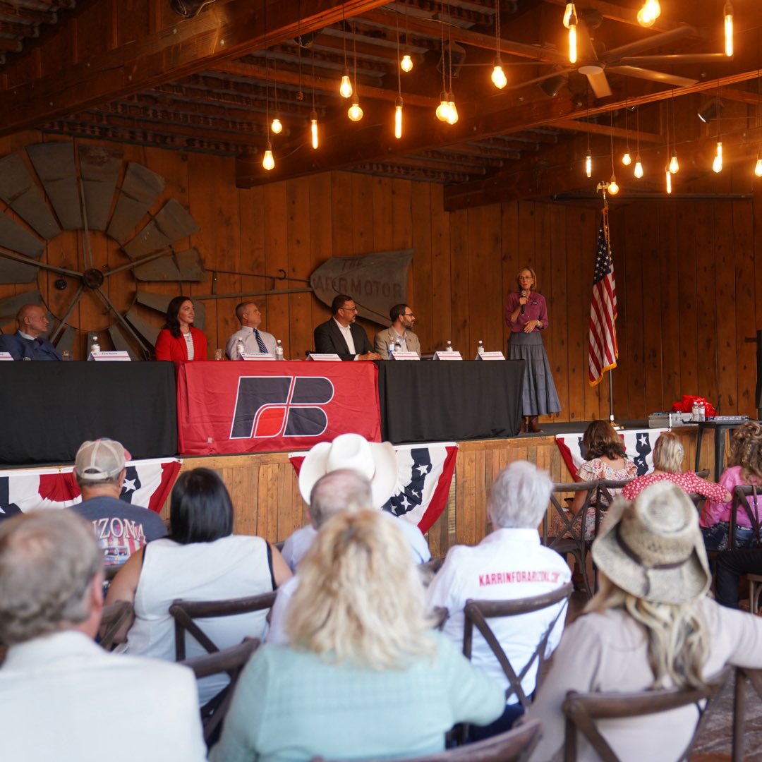 KTaylorRobson's tweet image. Wrapped up a busy Saturday on the campaign trail at the Yavapai County Farm Bureau candidate forum. 

I’ll always show up for rural Arizona and make sure they have a seat at the table.