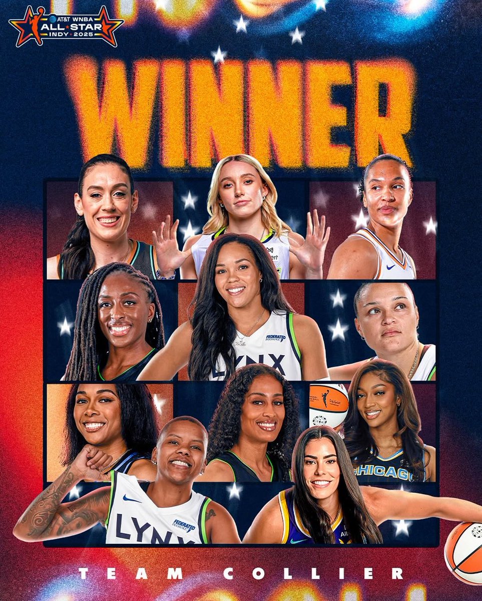 bucketyard's tweet photo. Team Collier defeats Team Clark in the 2025 WNBA All-Star game,151-131!
#WNBAAllStarWeekend https://t.co/9WjENeXjH1