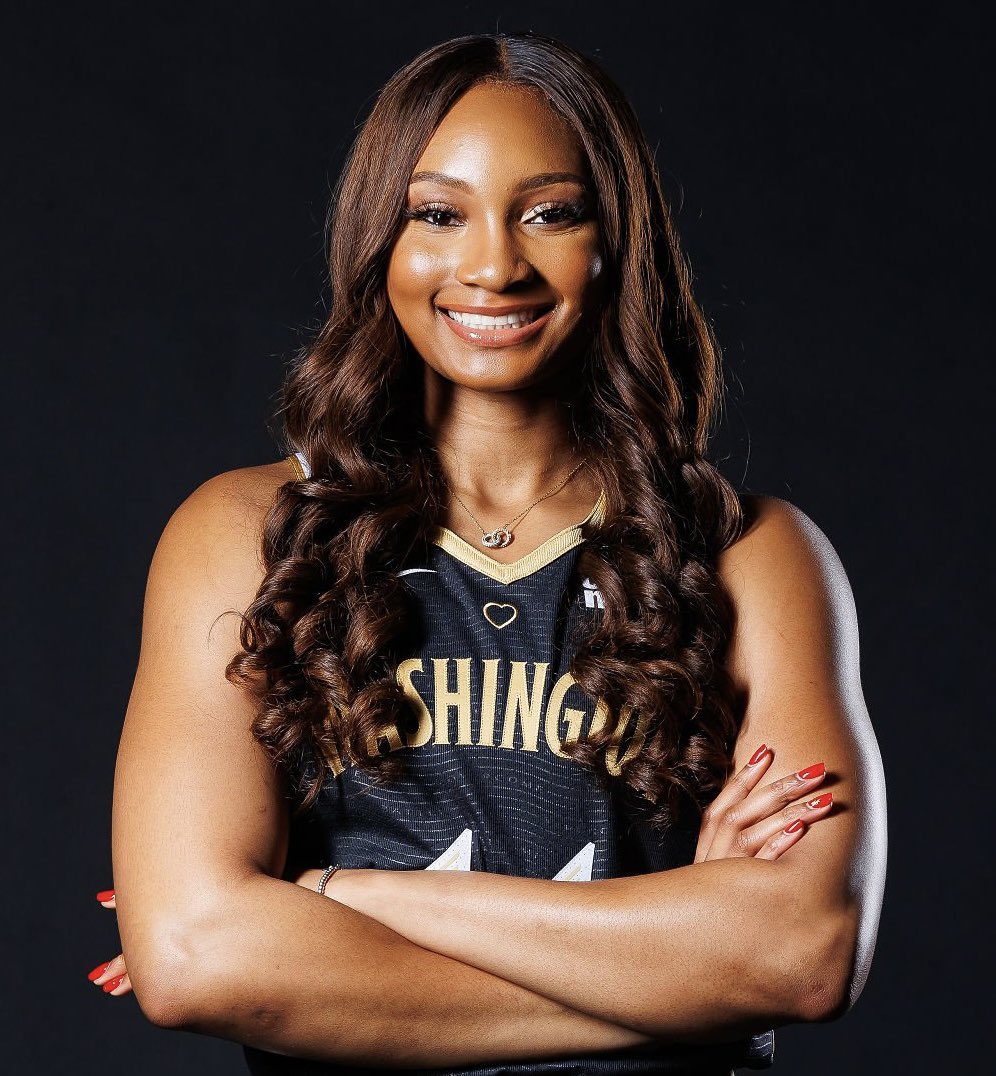PolymarketHoops's tweet image. Kiki Iriafen is the youngest player to record a double-double in the WNBA All-Star game.