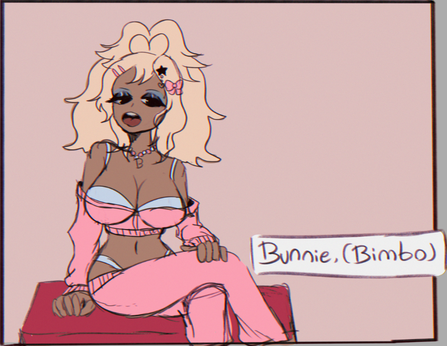 BunniePuddin's tweet image. me and @CrispyFajita watching papa meat about worst dating show
we thought putting our oc in a dating show
here it is U//u//U