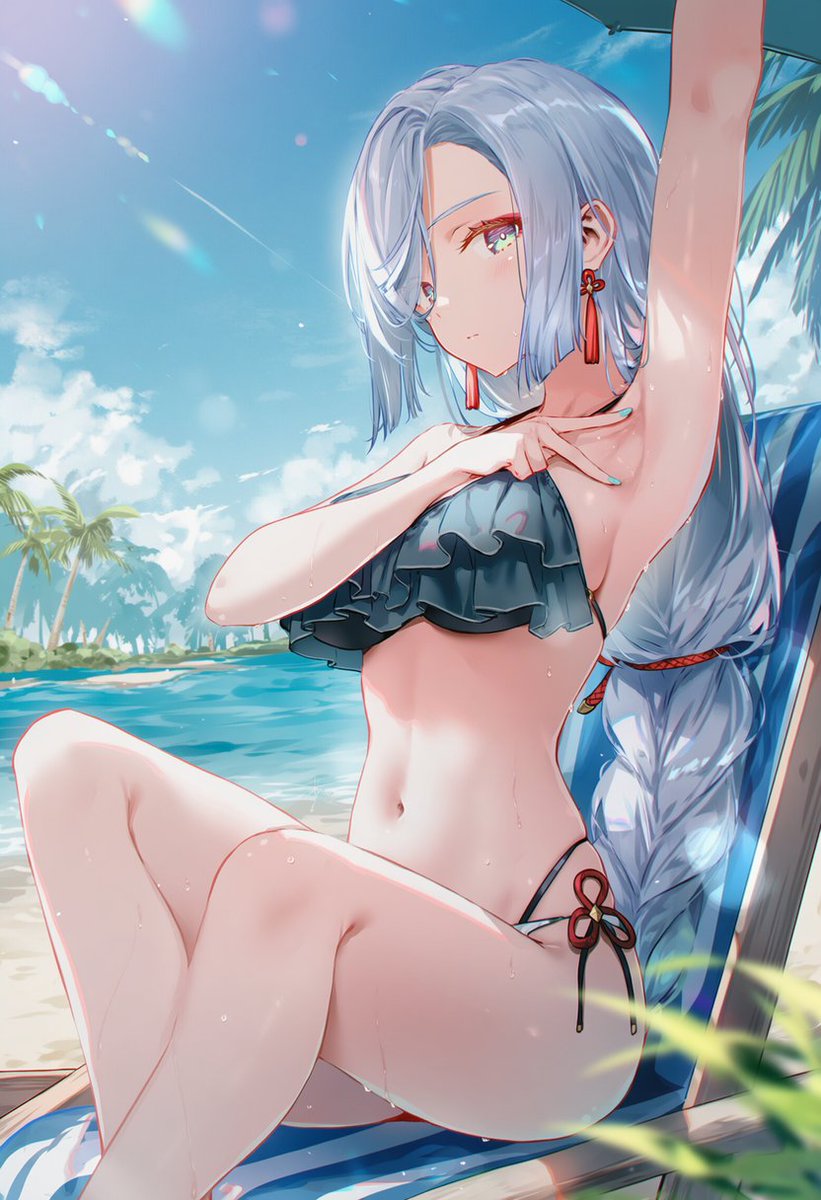 TheMallowkitSFW's tweet image. Shenhe - 申鶴
#GenshinImpact #原神