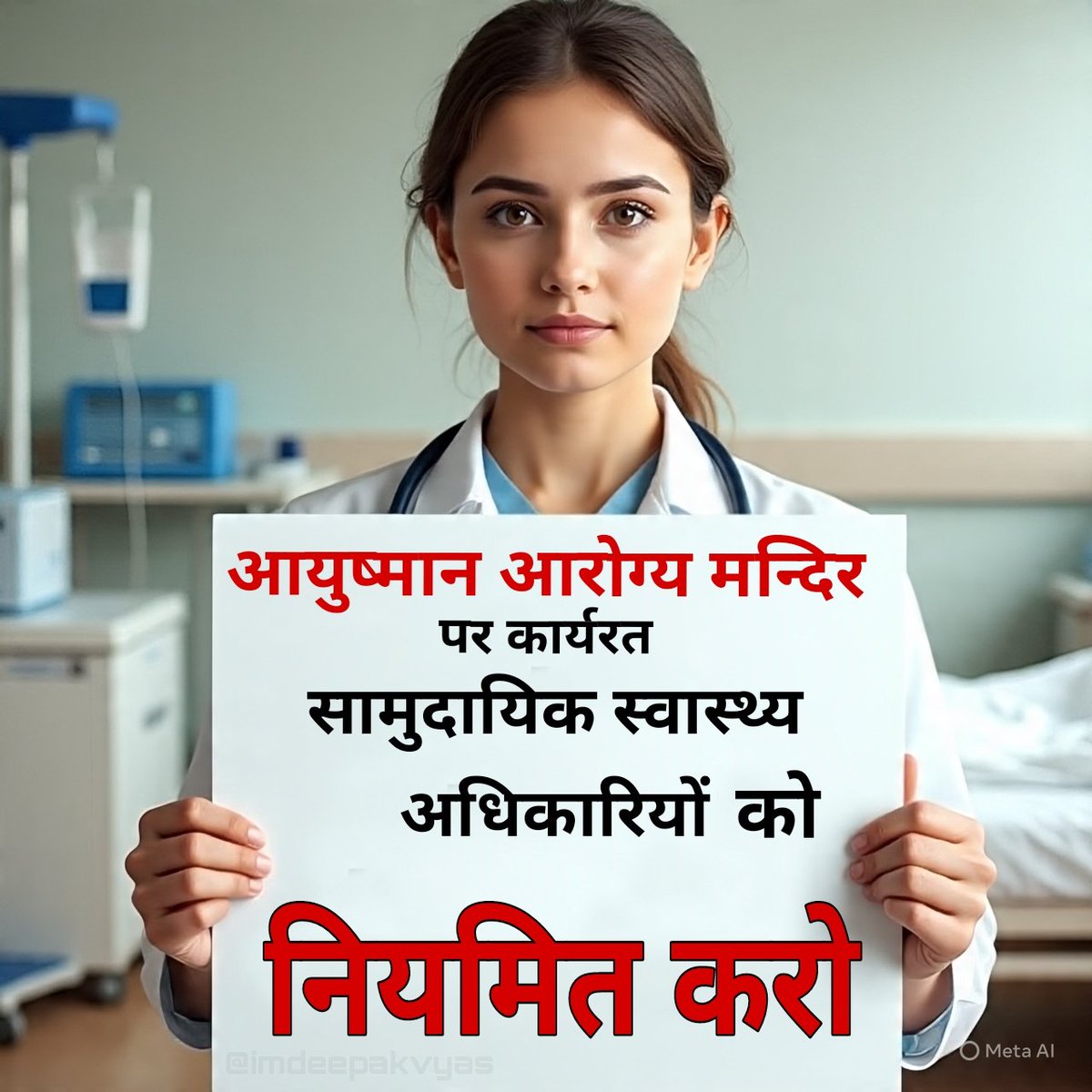 Community Health Officer (@officer_cho) on Twitter photo "👩⚕️#CHOs दिन-रात गांवों में सेवा कर रहे,
स्वास्थ्य की हर जिम्मेदारी निभा रहे💪,
फिर भी उनका भविष्य नही, इसलिए अब इंतज़ार नहीं"
📢 सरकार CHOs को स्थाई नियुक्ति दे 🙏
#CHO_को_नियमित_करो
#MLHP_CHO_नियमितीकरण_4800_ग्रेड_पे
<a href="/PMOIndia/">PMO India</a> <a href="/JPNadda/">Jagat Prakash Nadda</a>
<a href="/CMOfficeUP/">CM Office, GoUP</a> <a href="/brajeshpathakup/">Brajesh Pathak</a> <a href="/kpmaurya1/">Keshav Prasad Maurya</a> "👩⚕️#CHOs दिन-रात गांवों में सेवा कर रहे,
स्वास्थ्य की हर जिम्मेदारी निभा रहे💪,
फिर भी उनका भविष्य नही, इसलिए अब इंतज़ार नहीं"
📢 सरकार CHOs को स्थाई नियुक्ति दे 🙏
#CHO_को_नियमित_करो
#MLHP_CHO_नियमितीकरण_4800_ग्रेड_पे
<a href="/PMOIndia/">PMO India</a> <a href="/JPNadda/">Jagat Prakash Nadda</a>
<a href="/CMOfficeUP/">CM Office, GoUP</a> <a href="/brajeshpathakup/">Brajesh Pathak</a> <a href="/kpmaurya1/">Keshav Prasad Maurya</a>