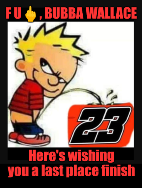 StrokerAce90's tweet photo. @4stickers @BubbaWallace It's never too soon to wish the NASCAR media hacks favorite token that they all love to virtue signal about a Last Place Finish 🏴
#BubbaWallace
#BlackFlagBubba🏴
#DramaQueen
#PosterBoy
#BlackFlagsMatter https://t.co/xGeSlvuXmQ