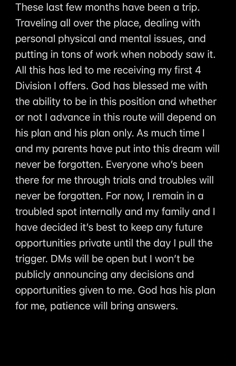 Ryker Dilorenzo (@rykerdilorenzo) on Twitter photo I have God on my side. These battles feel not winnable, but heโs got a plan for me and I have faith in it. <a href="/tshs_football_/">Tarpon Springs Football</a> I have God on my side. These battles feel not winnable, but heโs got a plan for me and I have faith in it. <a href="/tshs_football_/">Tarpon Springs Football</a>