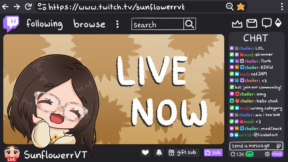 SunflowerrVT's tweet image. ::꒰ ♡ stream is live ♡ ꒱::

i&apos;m live on the purple app! continuing more forgotton anne

#envtuber  #cozycult #enchantedcoven #eldenwood