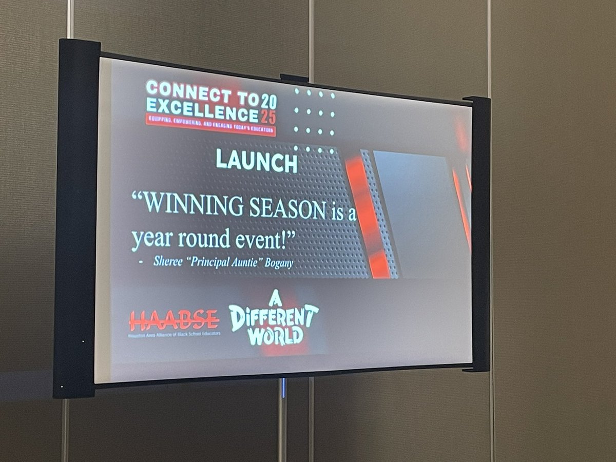 Winning Season never ends when you are focused and in the work!!! Always extremely encouraged when hearing the words of <a href="/PrincipalAuntie/">Sheree Bogany</a> 🎉🍎 <a href="/HAABSE3/">HAABSE</a>