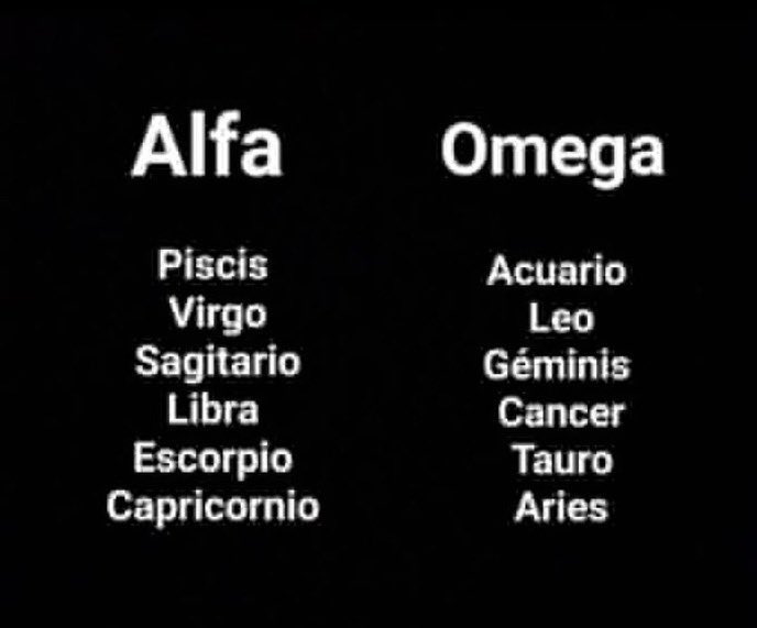 yo soy alfa, ustedes.