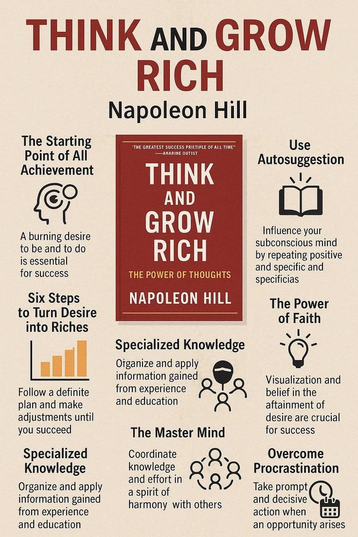 📘 "Think and Grow Rich" GIVEAWAY

One of the greatest success books ever written — now condensed into 1 powerful visual guide 🔥

Want this high-impact breakdown for FREE?
 
✔️ 6 Steps to Riches
✔️ Autosuggestion, Faith, Mastermind.

To grab it:

1️⃣ Follow
2️⃣ RT
3️⃣ Reply “RICH”