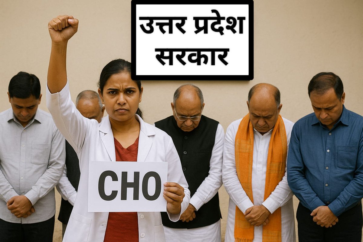 Community Health Officer (@officer_cho) on Twitter photo "'हर गांव- हर घर में स्वास्थ्य सेवा का सपना हुआ पूरा"
'लेकिन GOI अनुसार CHO का नियमितीकरण का सपना है अधूरा"
#CHO_को_नियमित_करो
#MLHP_CHO_नियमितीकरण_4800_ग्रेड_पे
<a href="/PMOIndia/">PMO India</a> <a href="/JPNadda/">Jagat Prakash Nadda</a>
<a href="/CMOfficeUP/">CM Office, GoUP</a> <a href="/brajeshpathakup/">Brajesh Pathak</a> <a href="/MoHFW_INDIA/">Ministry of Health</a> <a href="/kpmaurya1/">Keshav Prasad Maurya</a>
<a href="/vishalchauhan_1/">Vishal Chauhan</a> <a href="/Aamitabh2/">Amitabh Agnihotri</a> <a href="/BhimArmyChief/">Chandra Shekhar Aazad</a> "'हर गांव- हर घर में स्वास्थ्य सेवा का सपना हुआ पूरा"
'लेकिन GOI अनुसार CHO का नियमितीकरण का सपना है अधूरा"
#CHO_को_नियमित_करो
#MLHP_CHO_नियमितीकरण_4800_ग्रेड_पे
<a href="/PMOIndia/">PMO India</a> <a href="/JPNadda/">Jagat Prakash Nadda</a>
<a href="/CMOfficeUP/">CM Office, GoUP</a> <a href="/brajeshpathakup/">Brajesh Pathak</a> <a href="/MoHFW_INDIA/">Ministry of Health</a> <a href="/kpmaurya1/">Keshav Prasad Maurya</a>
<a href="/vishalchauhan_1/">Vishal Chauhan</a> <a href="/Aamitabh2/">Amitabh Agnihotri</a> <a href="/BhimArmyChief/">Chandra Shekhar Aazad</a>