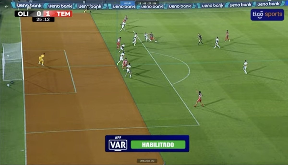 Te ponen la línea cuando ni siquiera salió aún el pase. Ladrones <a href="/APFOficial/">APF</a> <a href="/TigoSportsPY/">Tigo Sports</a>