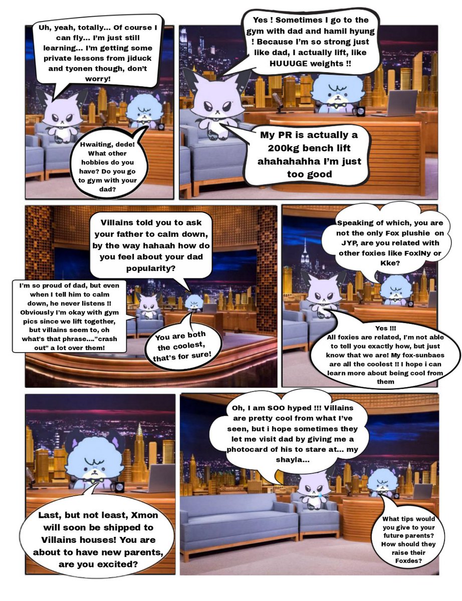 jjuf_'s tweet image. &amp;lt; 𝗧𝗛𝗘 𝗫𝗠𝗢𝗡 𝗦𝗛𝗢𝗪 &amp;gt; EP. 4
&quot;#FOXDE&apos;s PR is 200kg bench lift ?????💪&quot;

Wanna look fabulous everyday? make sure to follow @foxde_official !💜

#TheXmonShow Fox.de Foxde #Ode #XdinaryMonsters #XdinaryHeroes @XH_official #폭드