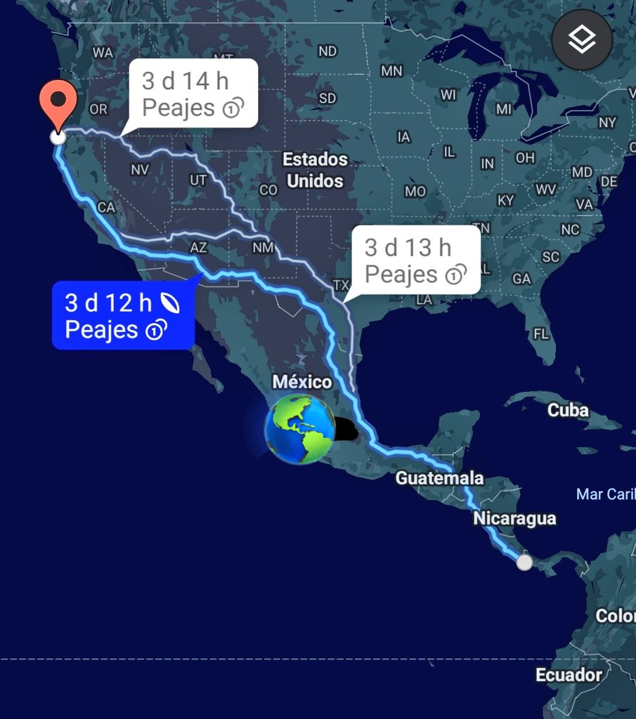 You can drive for 85 hours without leaving the Mexican Empire