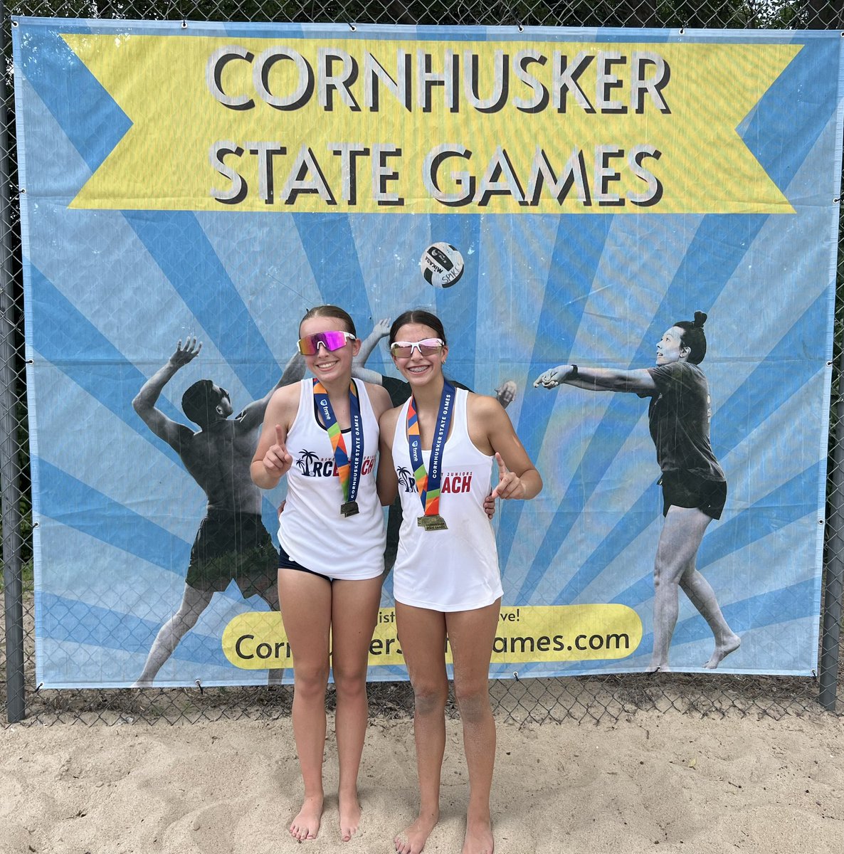 CheneyLuttich's tweet image. First place in 14U beach! Great job, Jo (Millard South) and Kirsten.

@VolleyPats