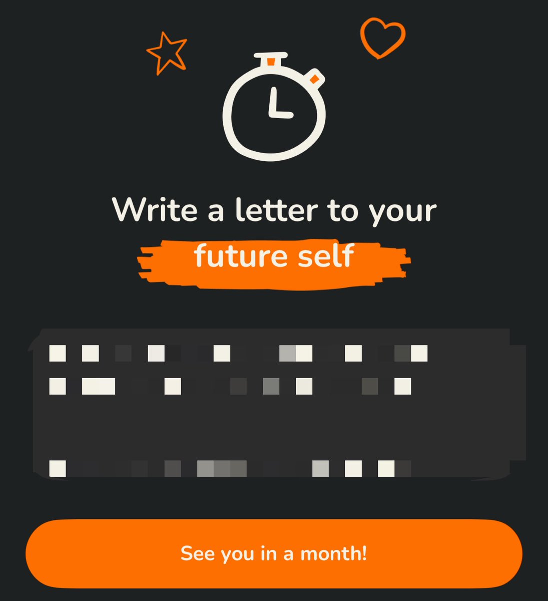 BJane_Yu's tweet image. I just did something for the first time—wrote a letter to my future self.
I wonder how I’ll be when this gets sent back to me in a month..🫢
