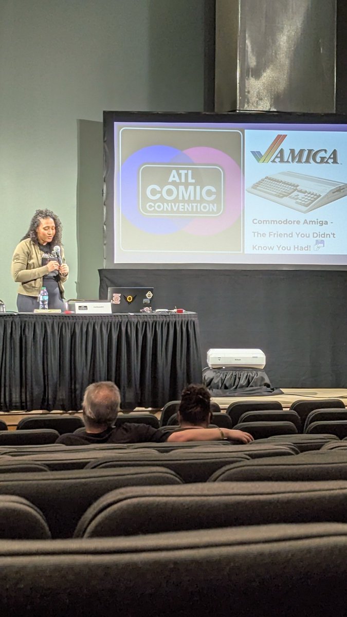 AshSaidHi (@ashsaidhi) on Twitter photo I did my first ever solo panel today on the Commodore Amiga. I am really proud of myself for doing a whole power point on the Amiga and being able to fill the time with good energy and everything I learned. Thanks <a href="/BobbyBlackwolf/">Bobby Blackwolf</a> for capturing the moment. 💜 I did my first ever solo panel today on the Commodore Amiga. I am really proud of myself for doing a whole power point on the Amiga and being able to fill the time with good energy and everything I learned. Thanks <a href="/BobbyBlackwolf/">Bobby Blackwolf</a> for capturing the moment. 💜