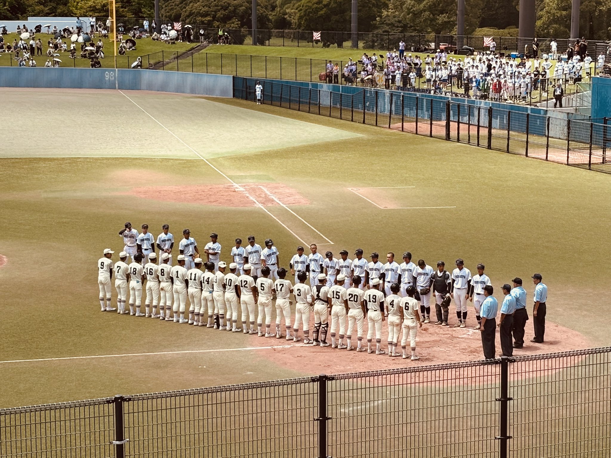 習志野高校　グラコン 柏の葉初戦では確認する限りNOスマイルだった 1年生の林響己くん